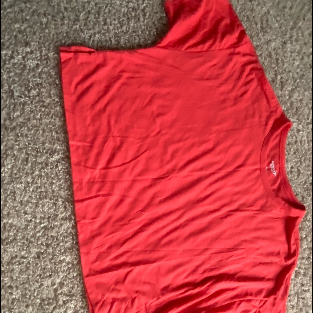 Old Navy crop coral